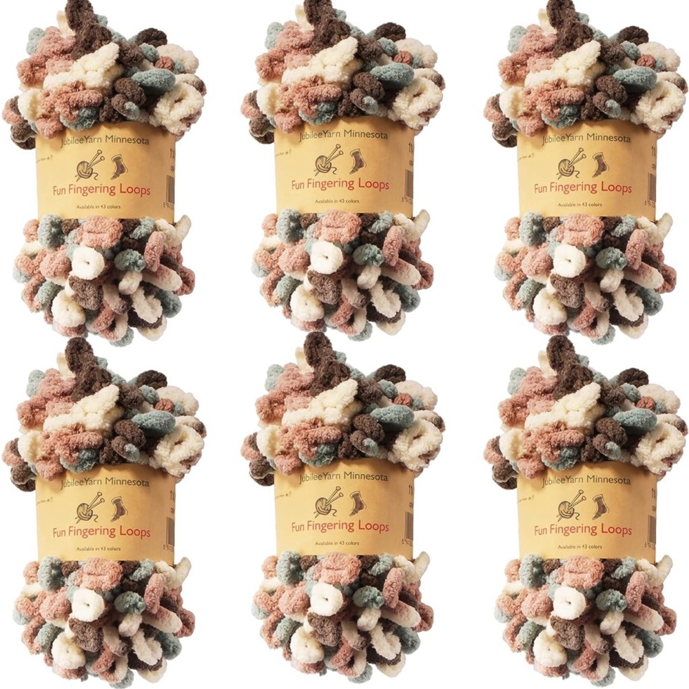 Jubilee Fingering Loops Yarn- 13 skeins total selling together